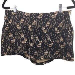 Anthropologie Mur Mur Coquette Black Lace Dark Romantic Festival Short Shorts M